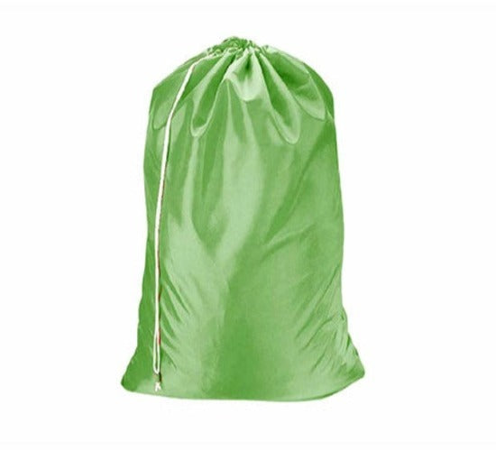 Image of green industrial laundry bag