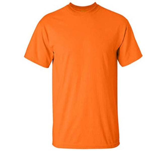 plain orange shirt