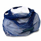 Navy blue mesh laundry bag