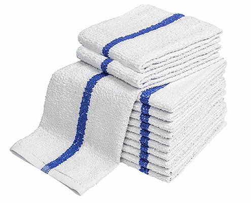bar wipes with blue stripes