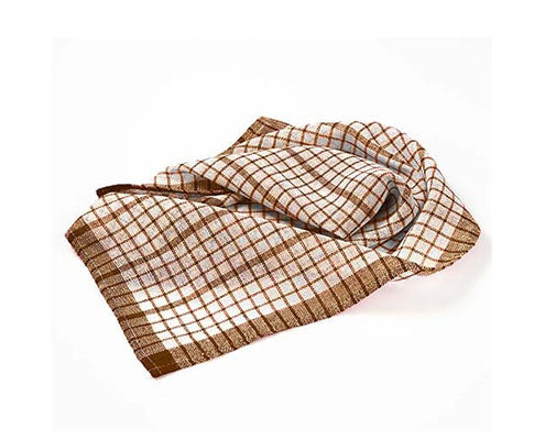 industrial brown tea towel